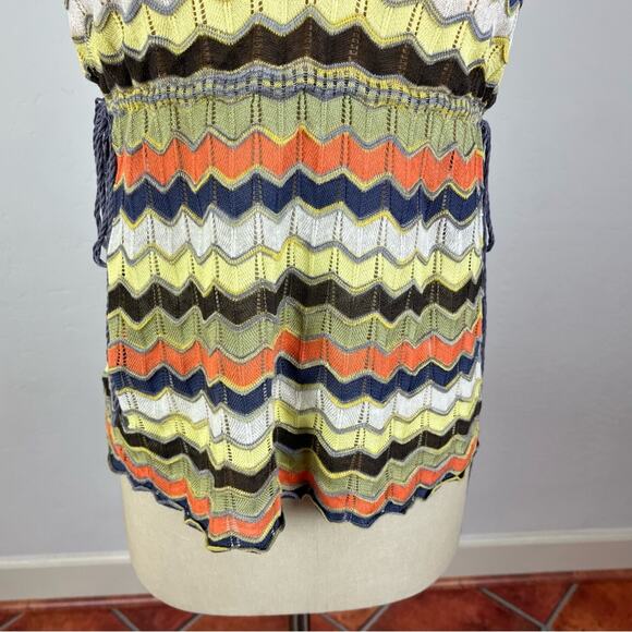 M Missoni Chevron Drawstring Tank Top - Picture 5 of 8